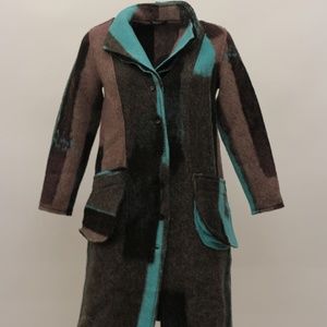 RISONA BY TOMO WOMEN'S PLUS SIZE WINTER WOOL COAT